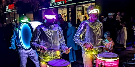 Animations Silver drummers