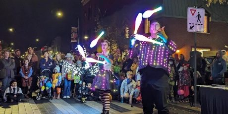Valse des lumières d'Halloween - Cirque et lumières