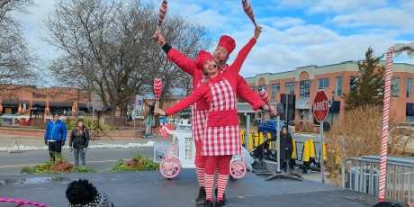 Spectacle de cirque sucré.